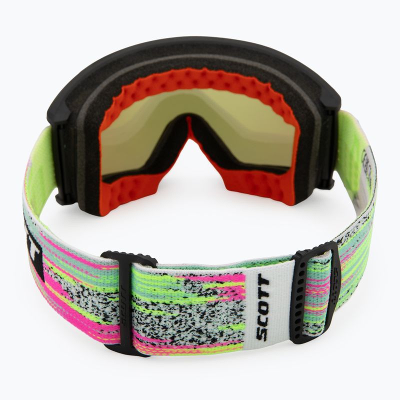 Skibrille SCOTT Ambit Compact black/neon yellow/amp white chrome 3