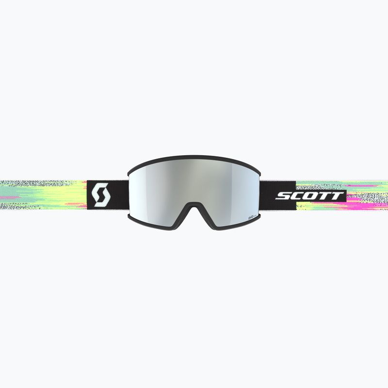 Skibrille SCOTT Ambit Compact black/neon yellow/amp white chrome 2