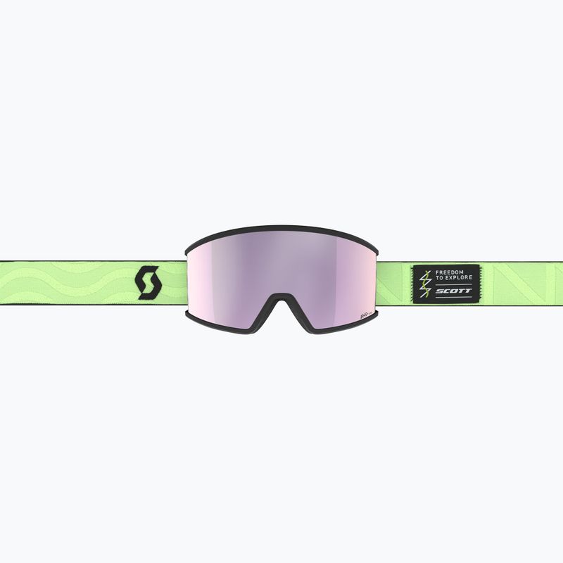 Skibrille SCOTT Ambit Compact glow green/amp lavender chrome 2
