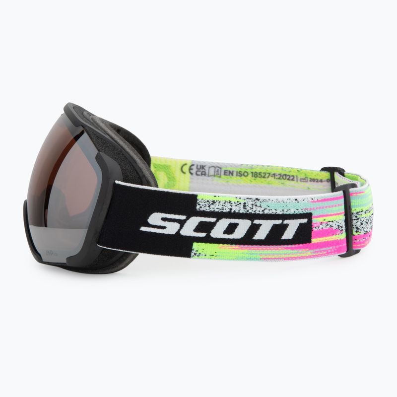 Skibrille SCOTT Faze II black/neon yellow/amp silver chrome 4