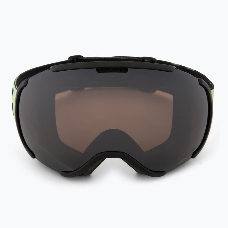 Skibrille SCOTT Faze II glow green/amp black chrome 2
