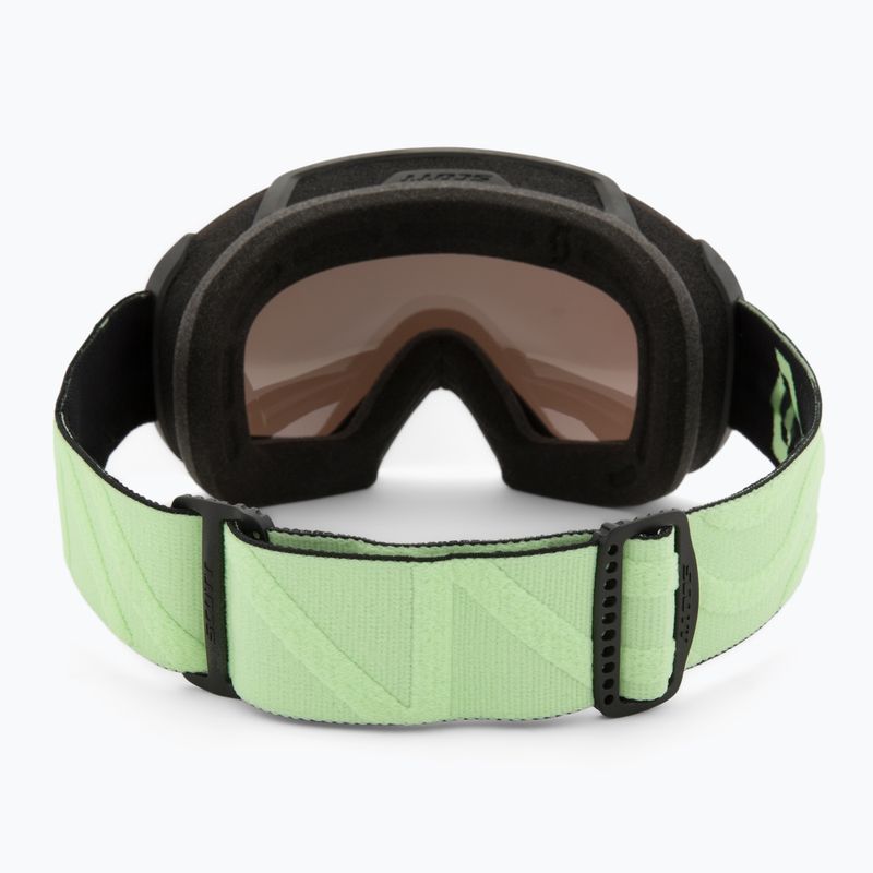 Skibrille SCOTT Faze II glow green/amp black chrome 3