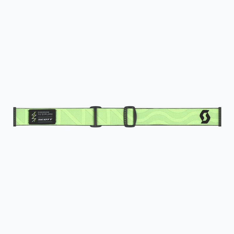 Skibrille SCOTT Faze II glow green/amp black chrome 3