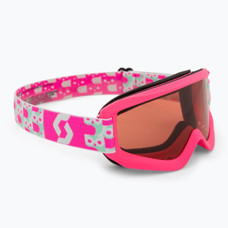 Kinder-Skibrille SCOTT Agent neon pink/enhancer