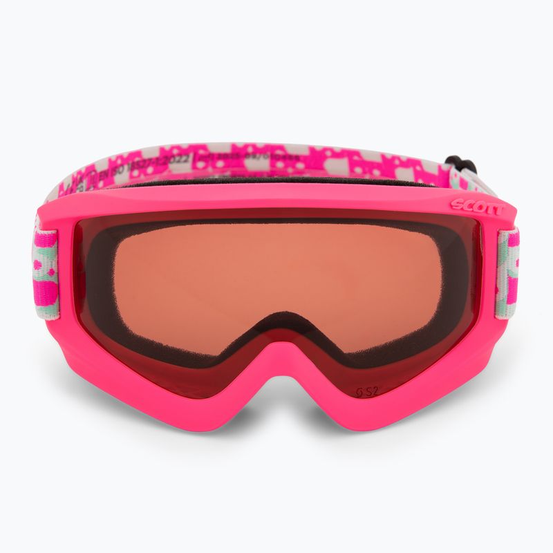 Kinder-Skibrille SCOTT Agent neon pink/enhancer 2