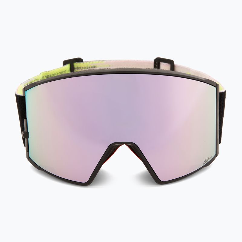 Skibrille SCOTT React black/neon yellow/amp lavender chrome 3