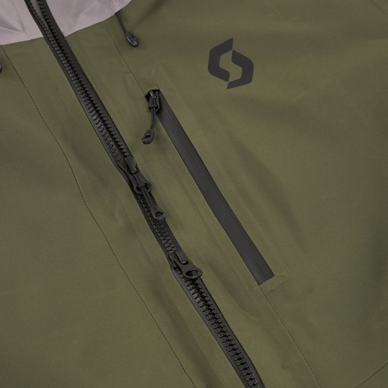 Herren-Skijacke SCOTT Ultimate GTX douglas green/evening grey 4