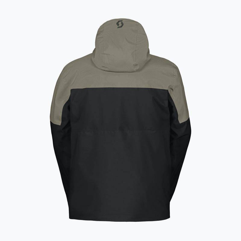 Herren-Skijacke SCOTT Ultimate Dryo 10 black/dust grey 2