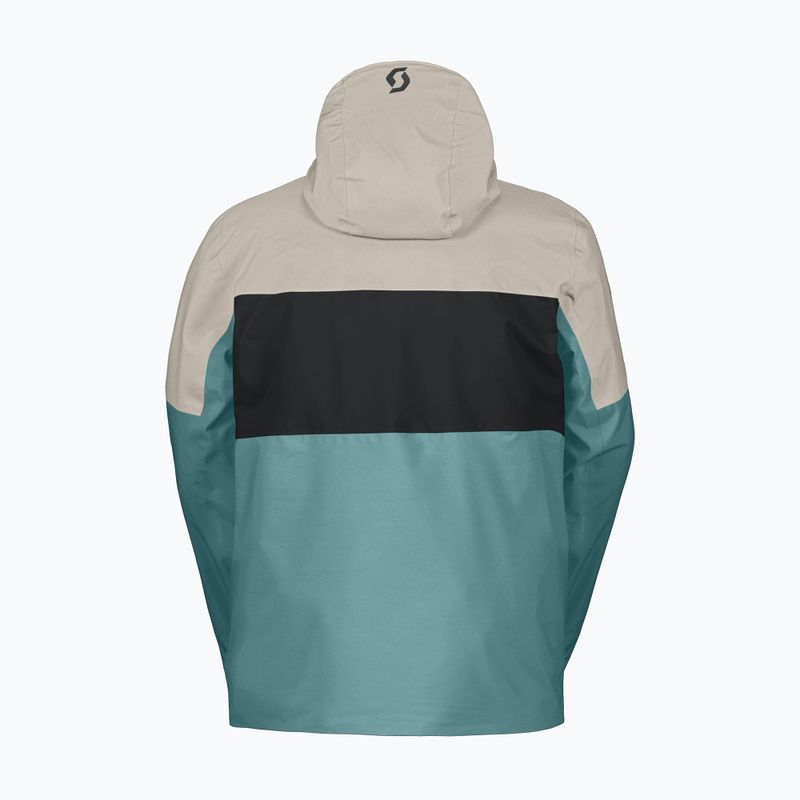 Herren-Skijacke SCOTT Ultimate Dryo 10 frozen blue/dust white 2