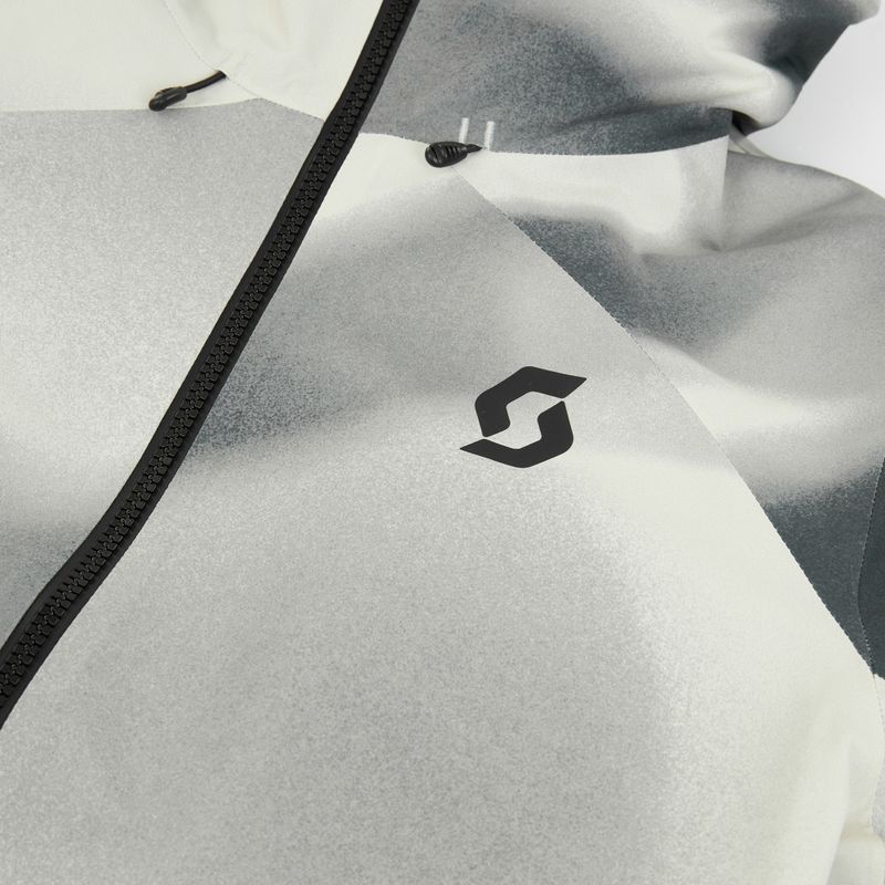 Damen-Skijacke SCOTT Ultimate Dryo 10 dust white print/black 3