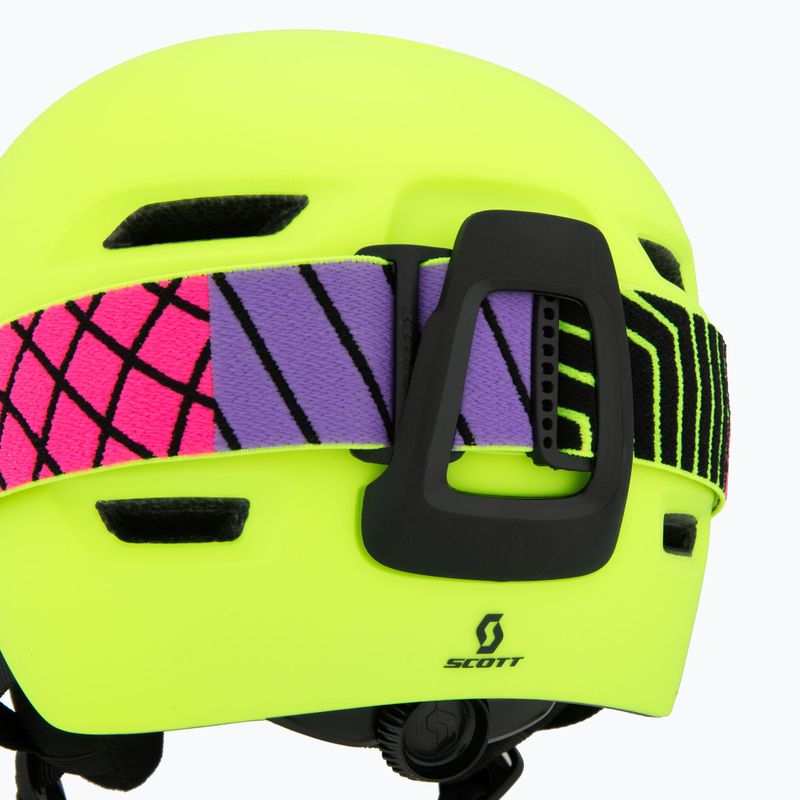 Kinder-Skihelm SCOTT Keeper 2 + Skibrille Witty neon yellow 7