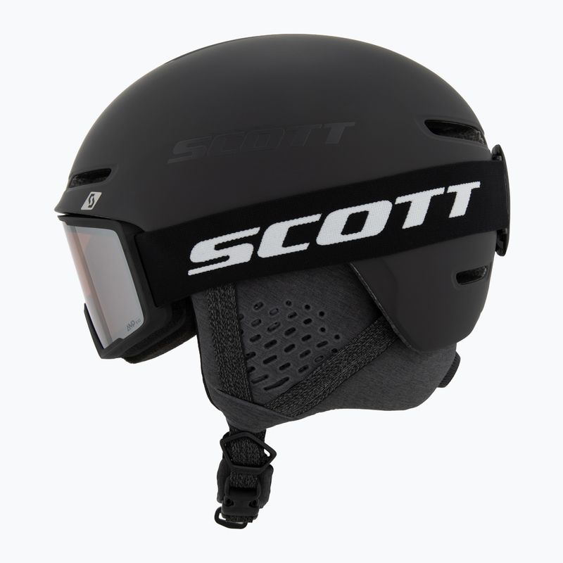 Skihelm SCOTT Track + Skibrille Factor Pro Set mineral black/amp silver chrome 3