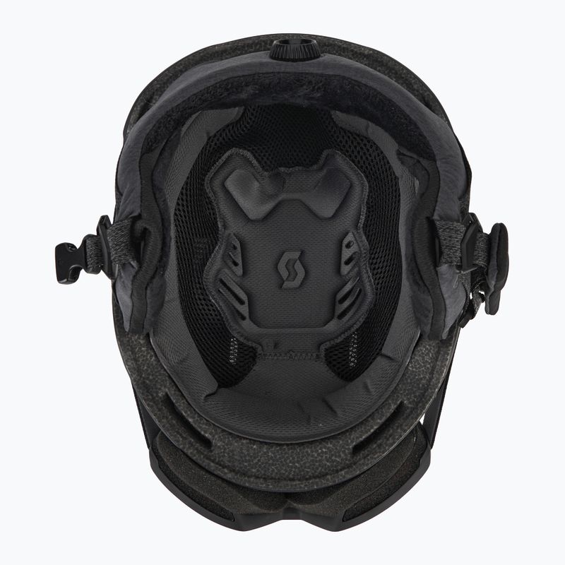 Skihelm SCOTT Track + Skibrille Factor Pro Set mineral black/amp silver chrome 5