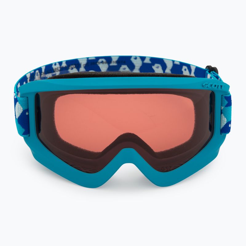 Kinder-Skibrille SCOTT Agent ocean blue/enhancer 2
