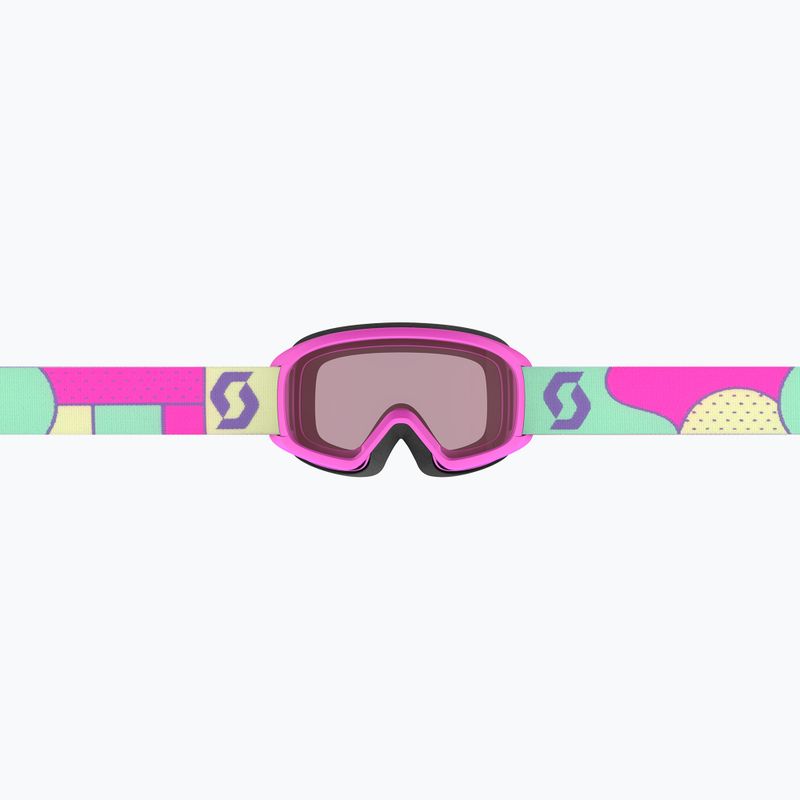 Kinder-Skibrille SCOTT Witty SGL neon pink/enhancer 2