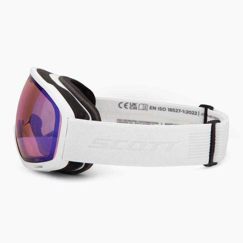 Skibrille SCOTT Unlimited II OTG mineral white/illuminator blue chrome 4