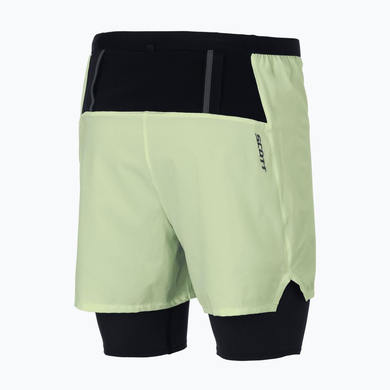 Herren-Laufshorts SCOTT Hybrid Endurance Tech acid yellow/black 2