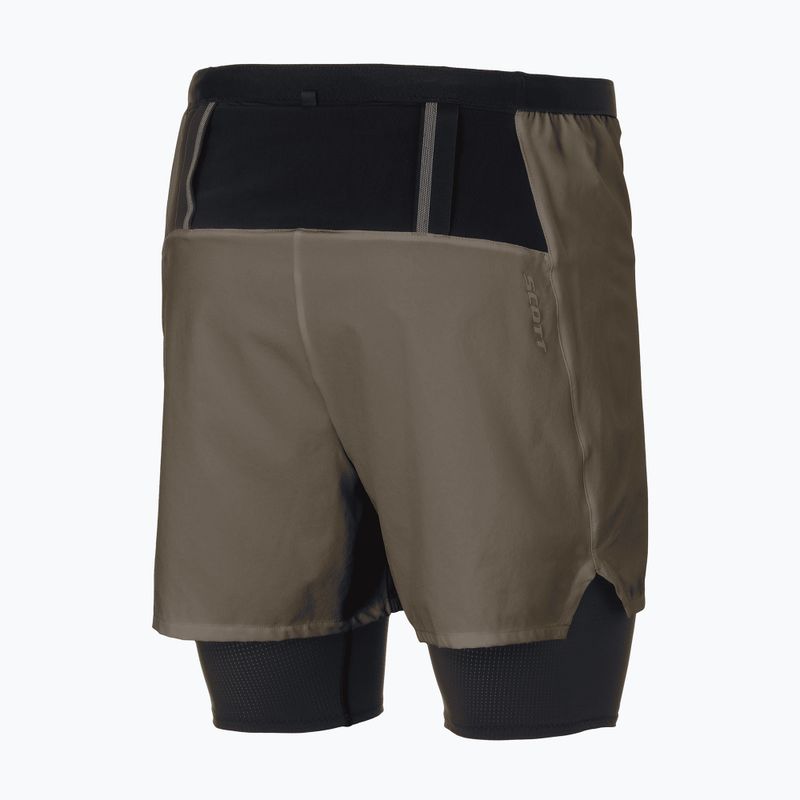 Herren-Laufshorts SCOTT Hybrid Endurance Tech wood grey/black 2
