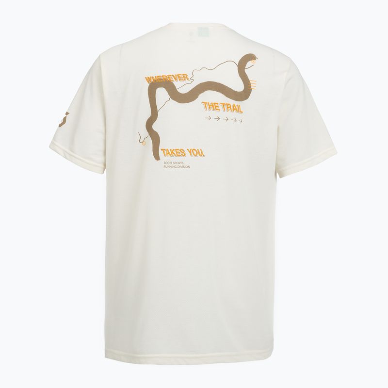 Herren-Laufshirt SCOTT Endurance DRI Tee white/toast beige 2