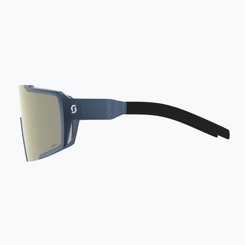 Sonnenbrille SCOTT Shield metallic blue/amp white chrome 3