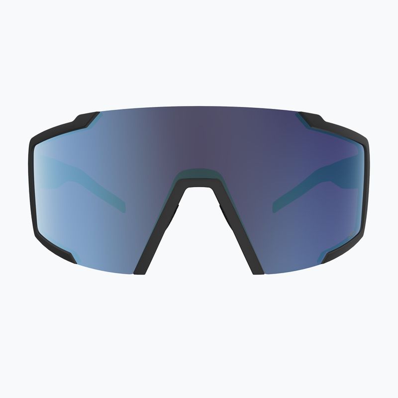 Sonnenbrille SCOTT Shield Compact black/amp beryl blue chrome 2