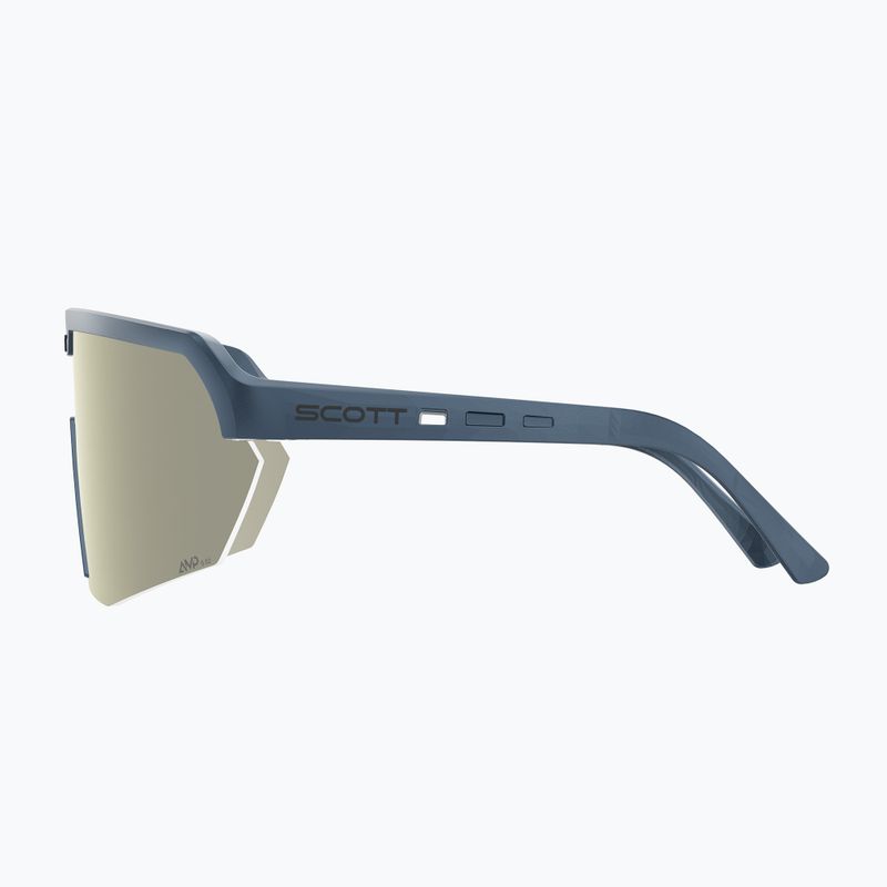 Sonnenbrille SCOTT Sport Shield metallic blue/amp white chrome 2
