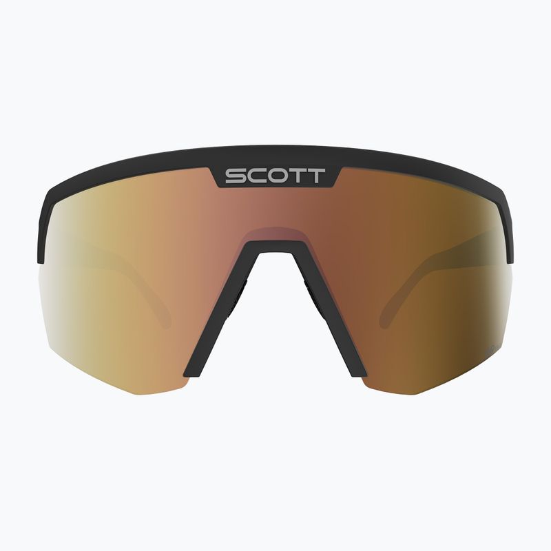 Sonnenbrille SCOTT Sport Shield LS black/amp ls gold chrome 2
