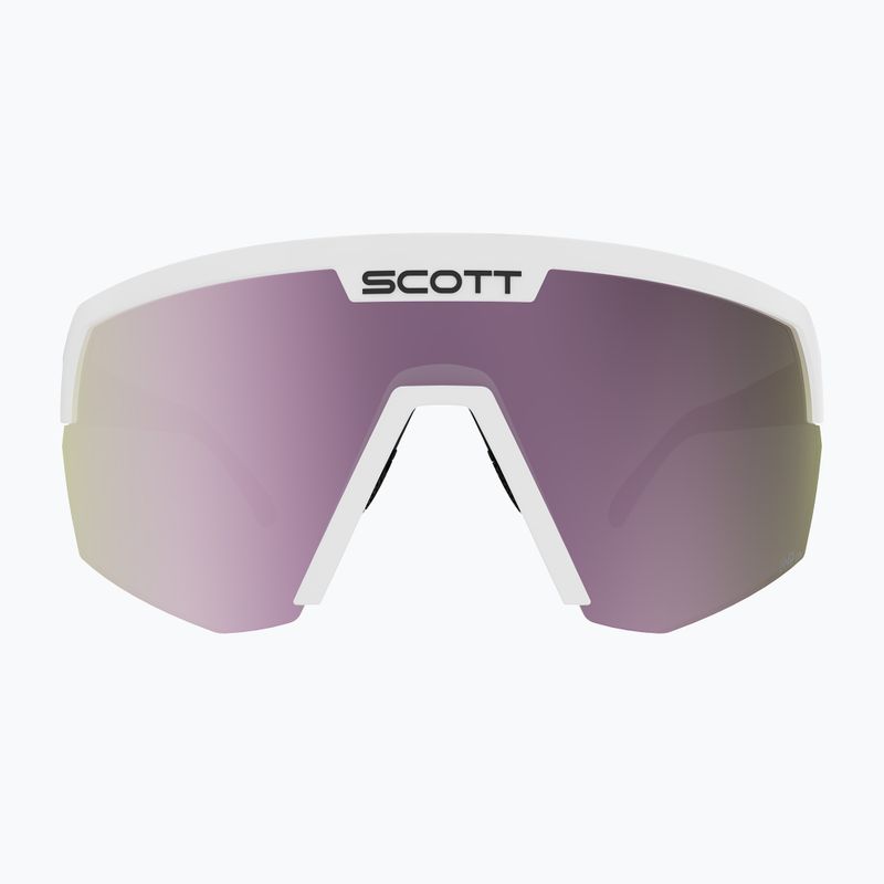 Sonnenbrille SCOTT Sport Shield white matt/amp lavender chrome 2