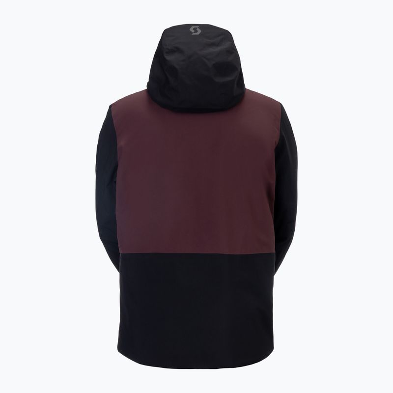 Herren-Skijacke SCOTT Ultimate Dryo 10 black/coca red 2
