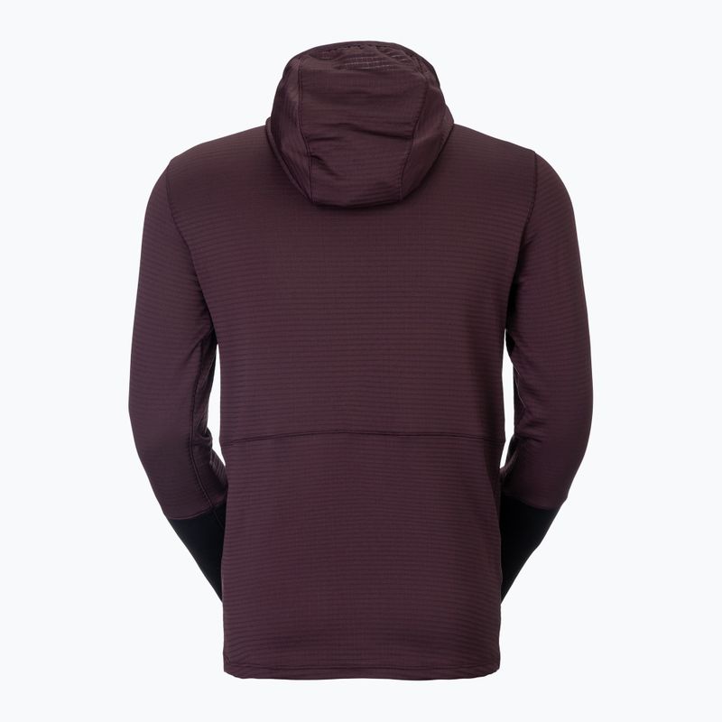 Fleecejacke für Herren SCOTT Defined Light Hoody cocoa red/black 2