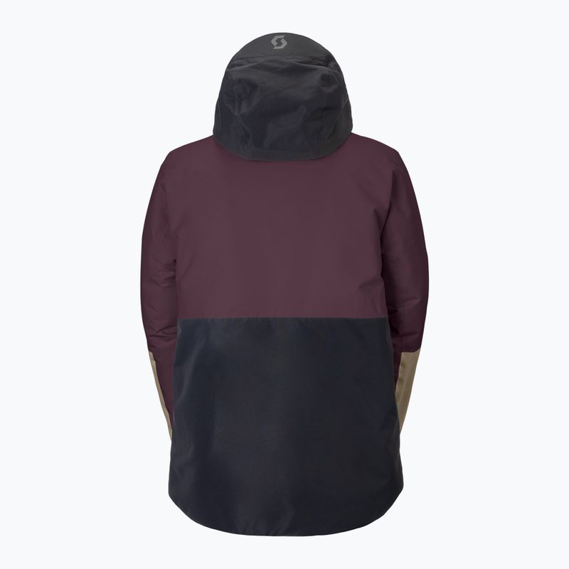 Herren-Skijacke SCOTT Ultimate Dryo cocoa red/portobello beige 2