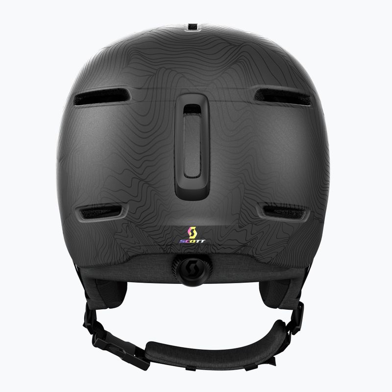 Skihelm SCOTT Track granite black/holo silver 3