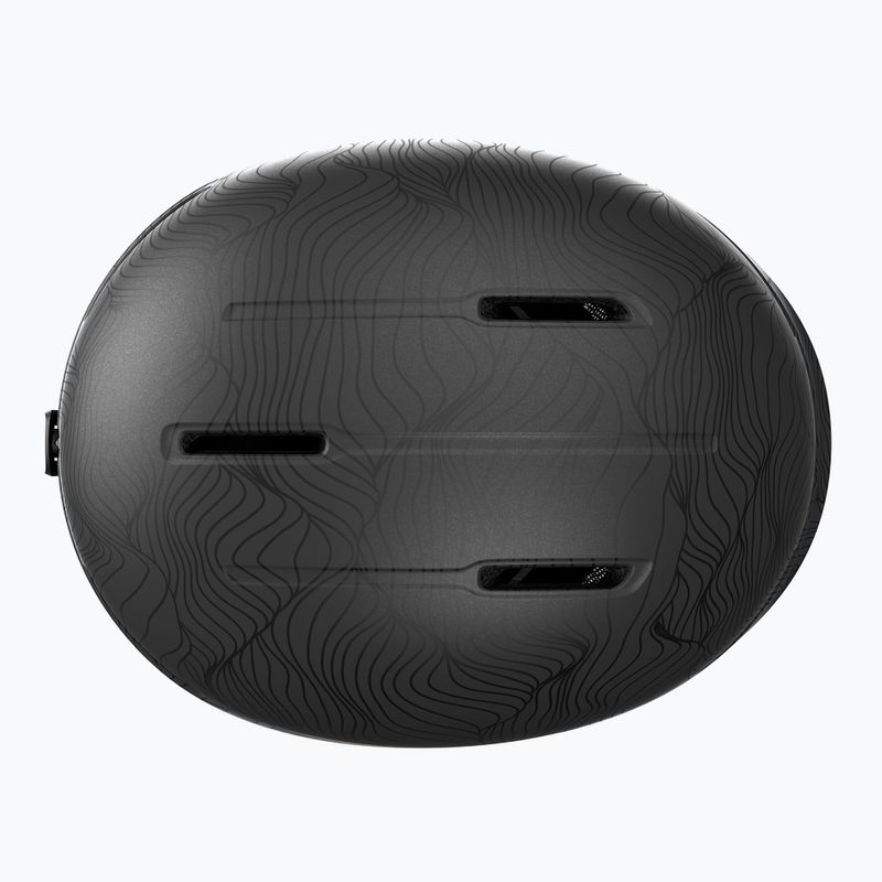 Skihelm SCOTT Track granite black/holo silver 4