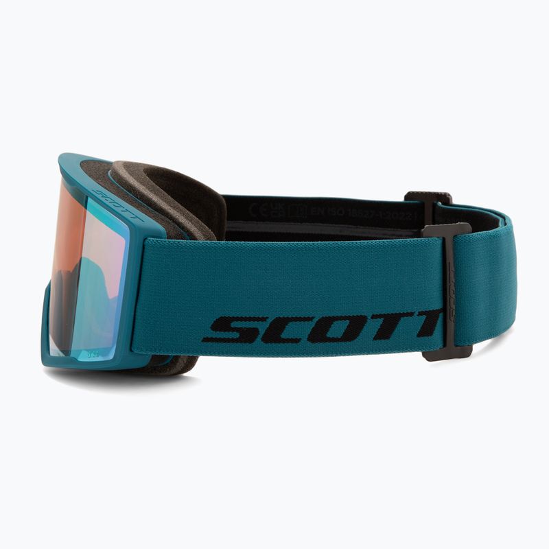 Skibrille SCOTT Trace Pro petrol green/green chrome 4