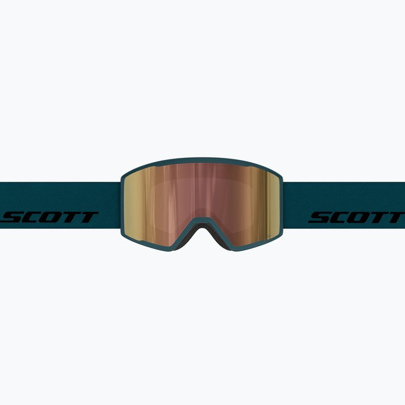 Skibrille SCOTT Trace Pro Light Sensitive petrol green/amp ls cinnamon chrome 3