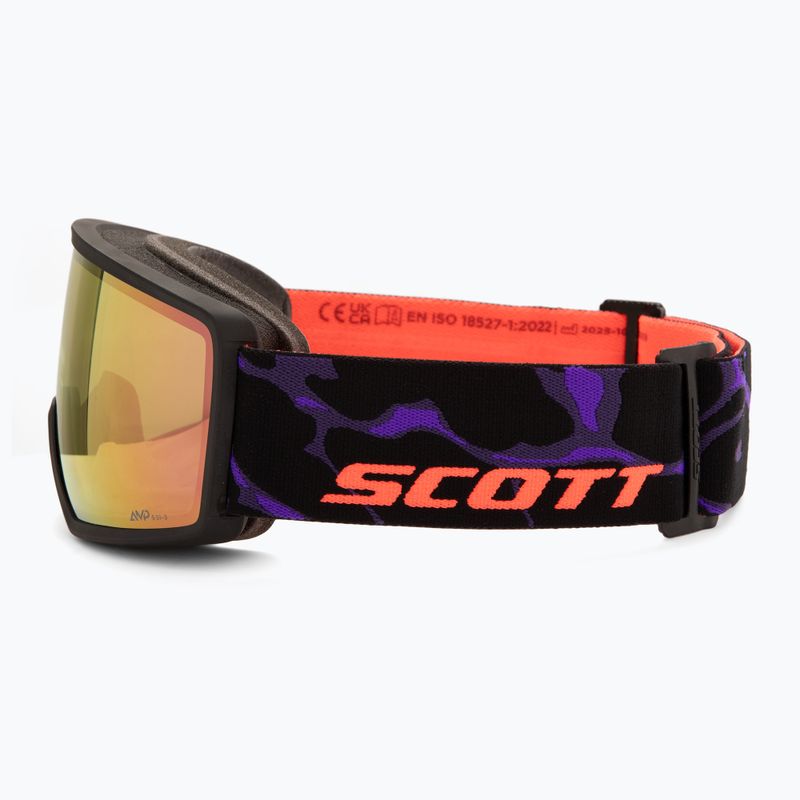 Skibrille Scott Neo Light Sensitive S1-3 black/purple/amp ls cinnamon chrome 4