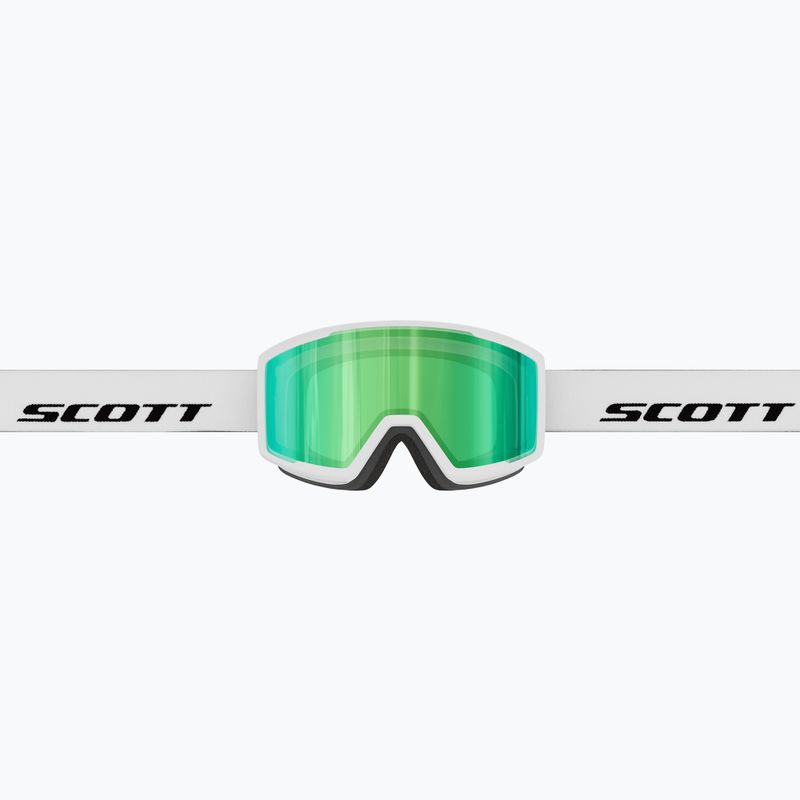 Skibrille SCOTT Trace Pro Compact white/green chrome 3