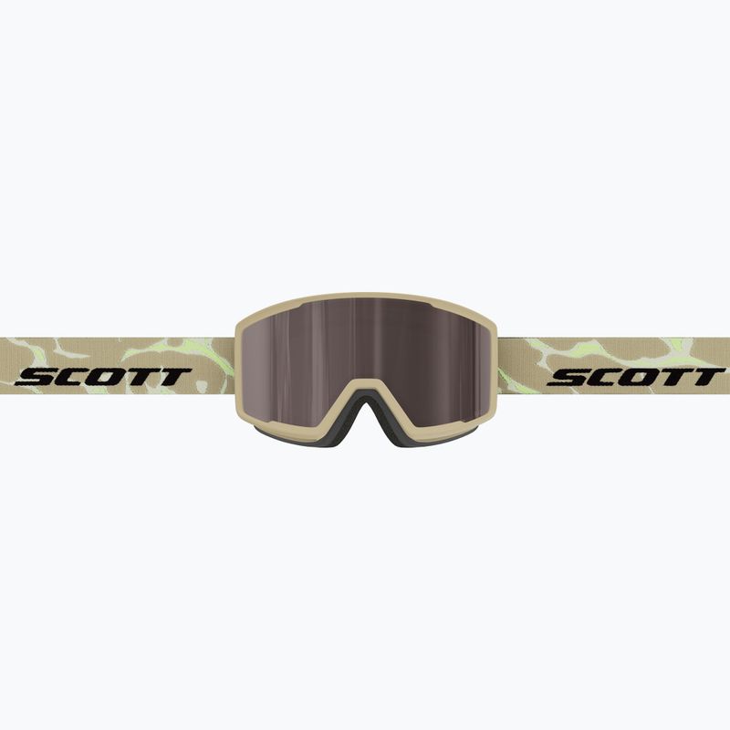 Skibrille SCOTT Trace Pro Compact mojave beige/silver chrome 3