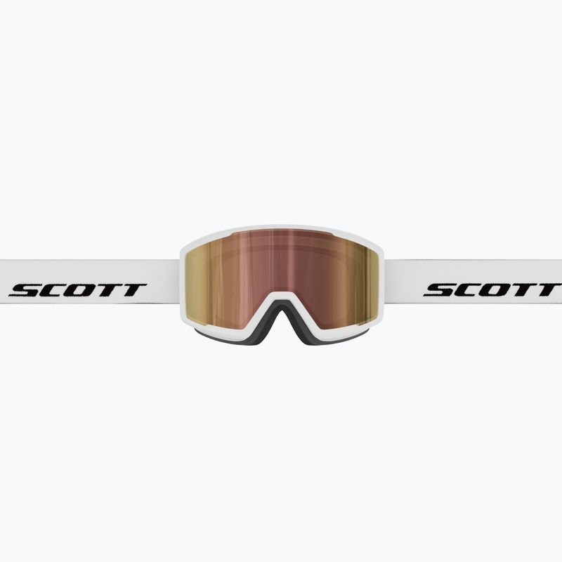 Skibrille SCOTT Trace Pro Compact S1-3 white/amp ls cinnamon chrome 4