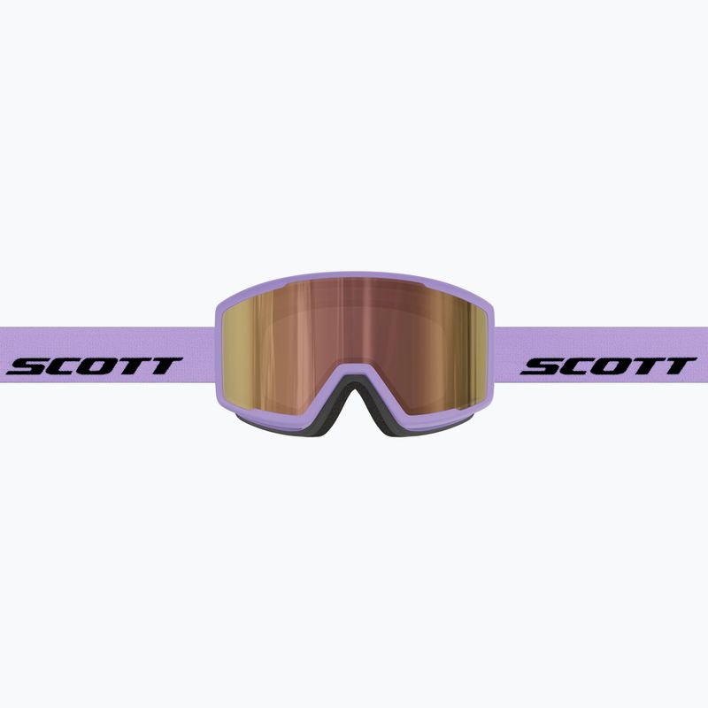 Skibrille SCOTT Trace Pro Compact Light Sensitive S1-3 sherbet purple/black/amp ls cinnamon chrome 4
