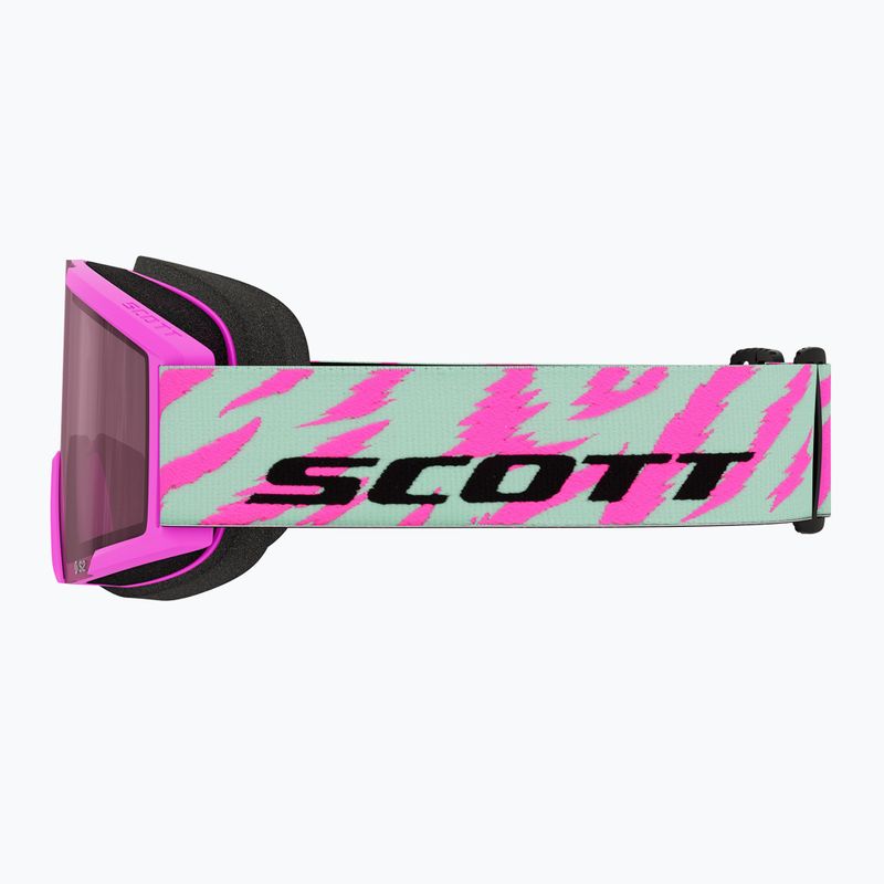 Kinder-Skibrille SCOTT Shield neon pink/mint green/rose 3
