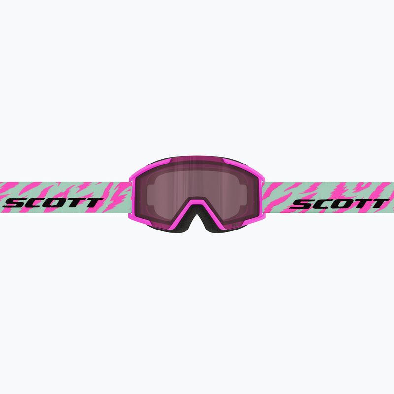 Kinder-Skibrille SCOTT Shield neon pink/mint green/rose 4