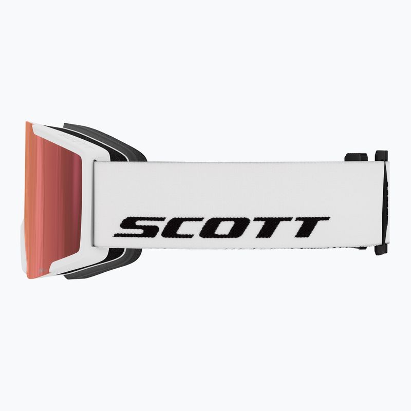 Skibrille SCOTT Shield white/amp red chrome 2