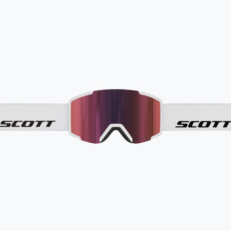 Skibrille SCOTT Shield white/amp red chrome 4