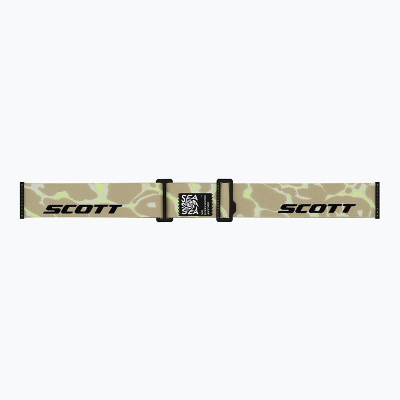 Skibrille SCOTT Shield mojave beige/amp black chrome 5