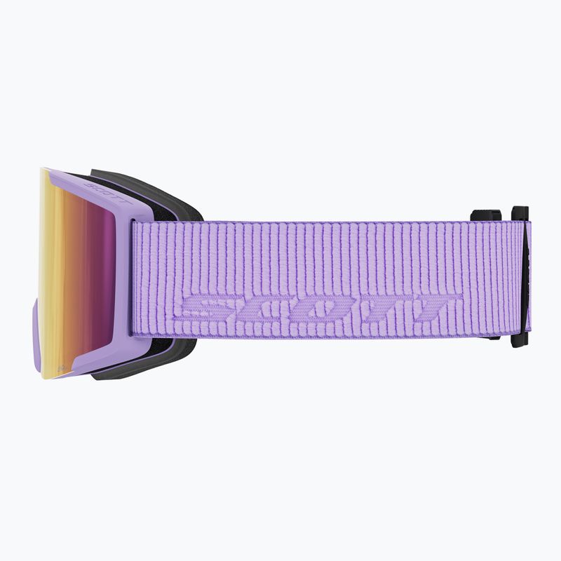 Skibrille SCOTT Shield sherbet purple/amp teal chrome 2