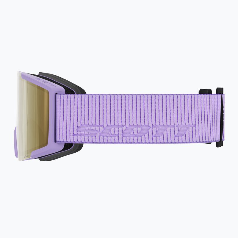 Skibrille SCOTT Shield LS sherbet purple/amp ls cinnamon chrome 2