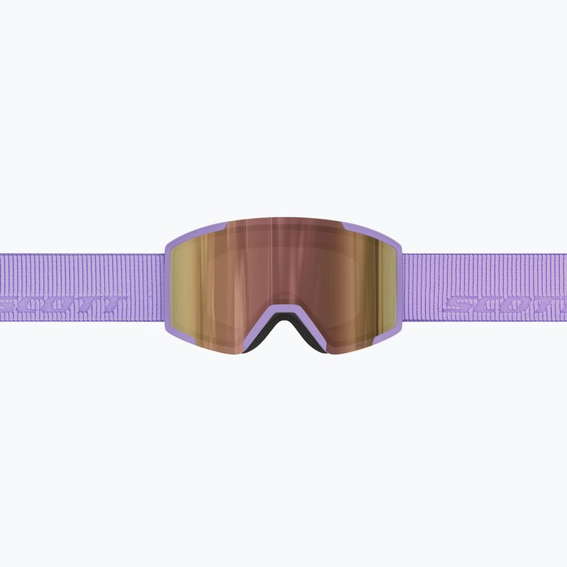 Skibrille SCOTT Shield LS sherbet purple/amp ls cinnamon chrome 4