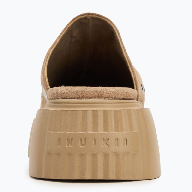 Badeschuhe Damen INUIKII Matilda Mule Suede beige 6