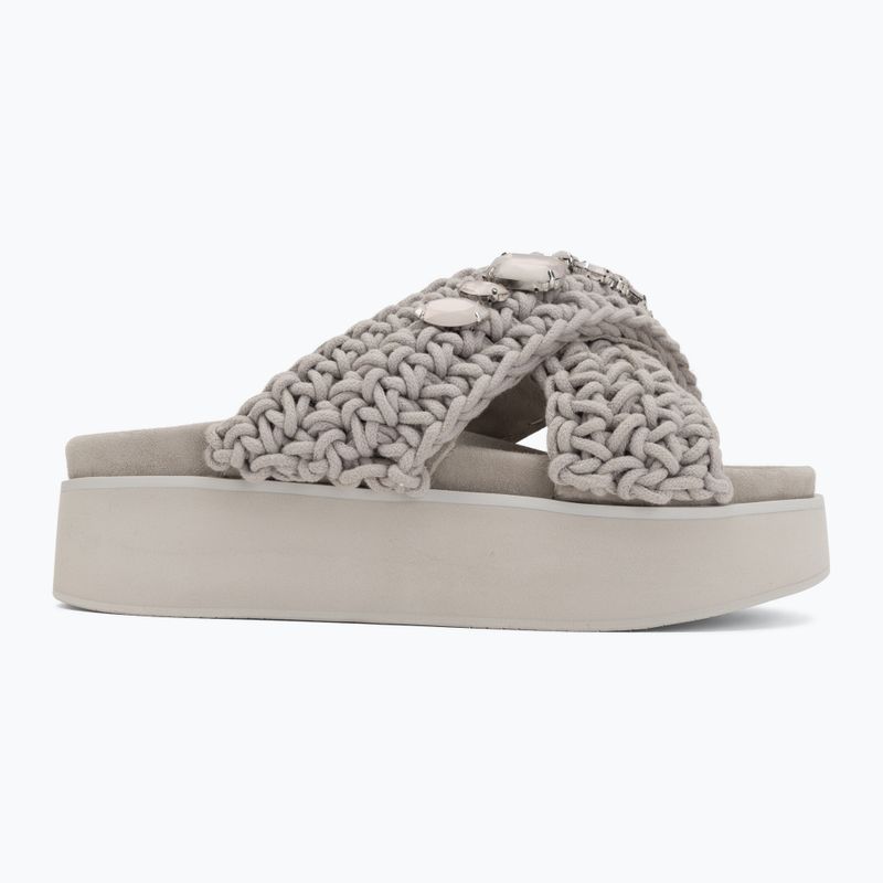 Schlappen Damen INUIKII Woven Stones Platform stone grey 2